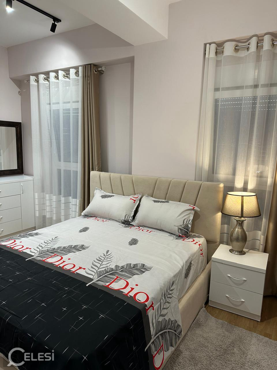 Jepet apartament 1+1 me qira tek Rezidenca Kaimi , Rruga Ali Demi