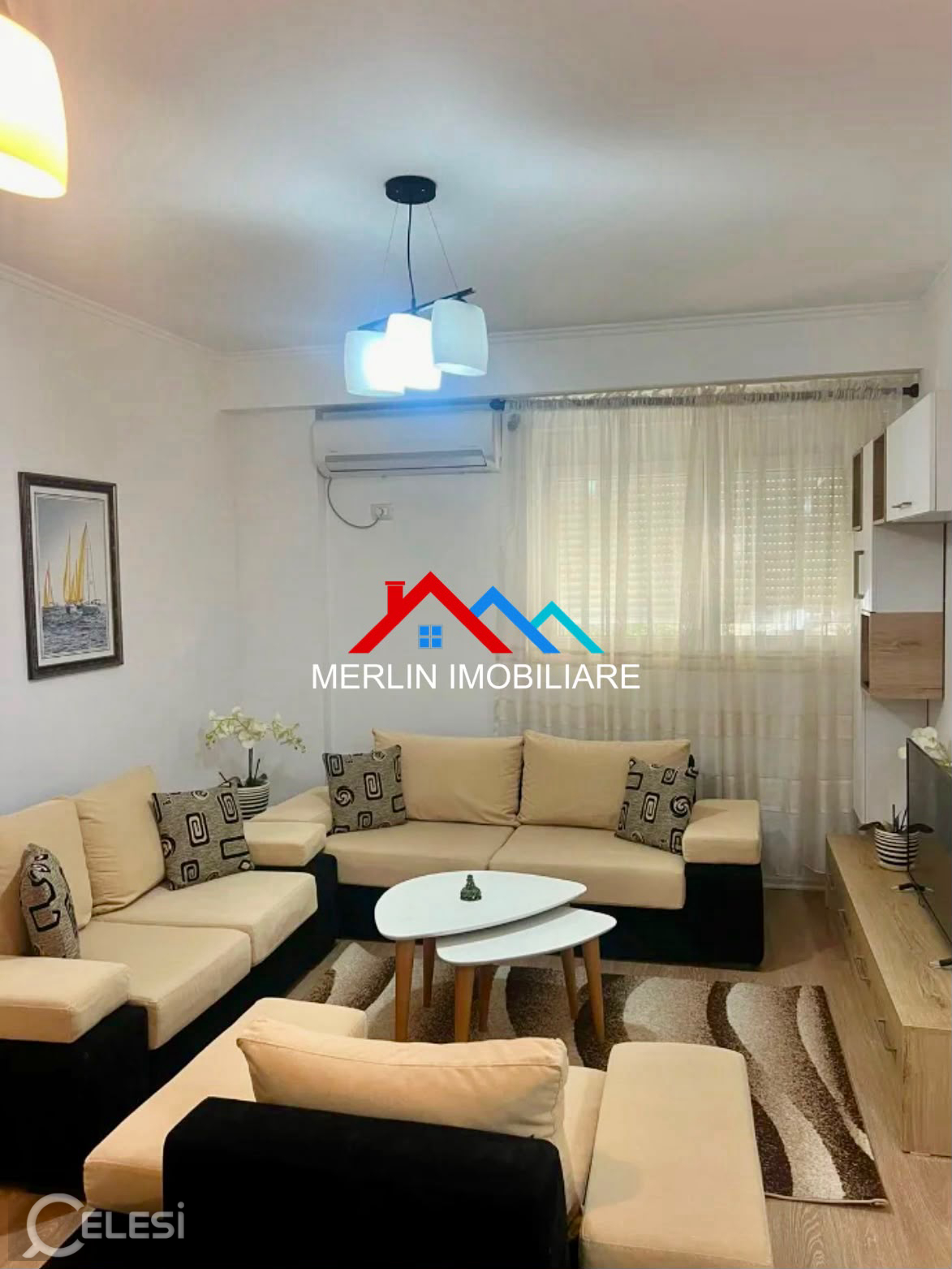 JEPET APARTAMENT 3+1 ME QERA TEK KODRA E DIELLIT.