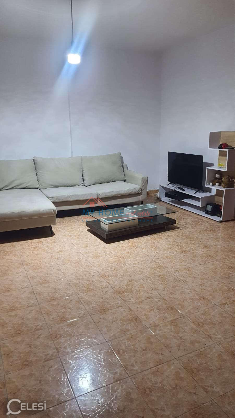 Apartament 2+1 me qera ne Laprak Tirane