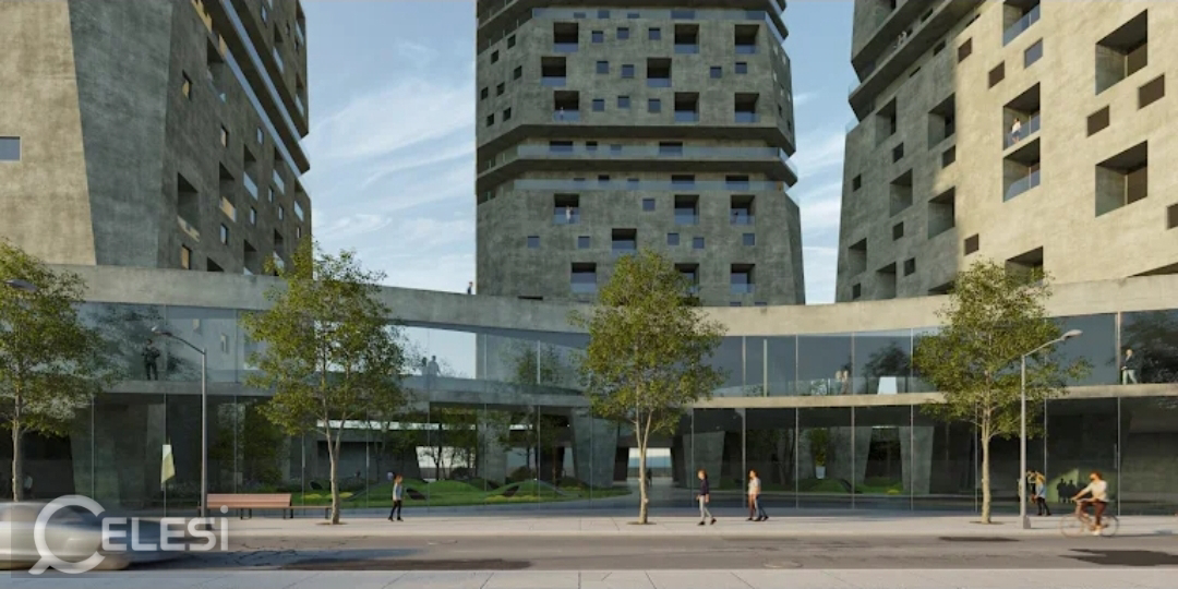 Shqiponja Square Building,Rruga Dritan Hoxha shitet apartament 2+1+2, 161,000Euro