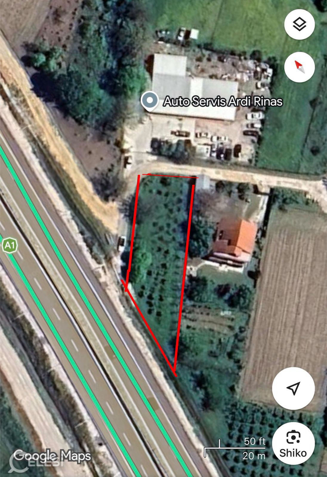 SHITET TOKE 920M2 RINAS