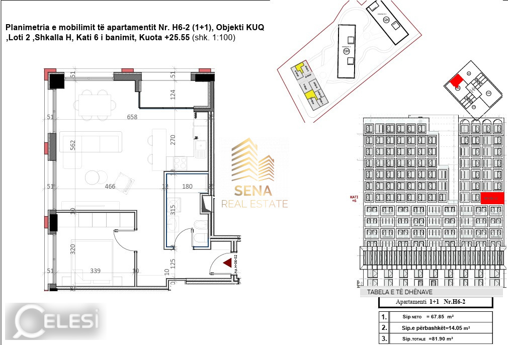 Shitet Apartament 1+1+Blk, Ish Profarma – Xhamllik, 147.400 Euro