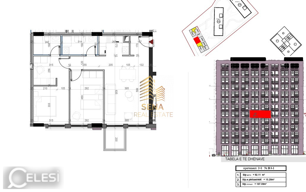 Shitet Apartament 2+1+Blk+2WC, Ish Profarma – Xhamllik, 193.000 Euro