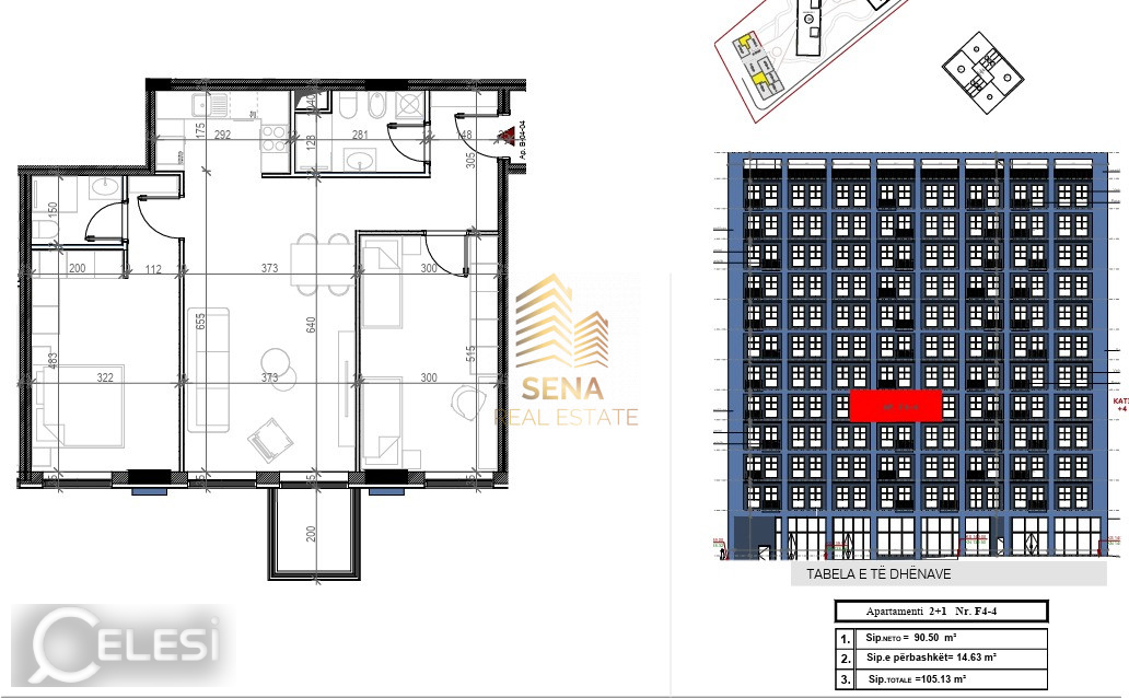 Shitet Apartament 2+1+Blk+2WC, Ish Profarma – Xhamllik, 189.000 Euro
