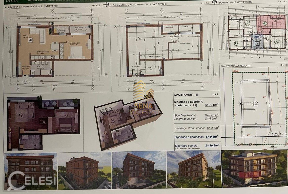Shitet, Apartament 1+1+BLK, Babrru – “Olive Hills” Residence, 87.000 Euro